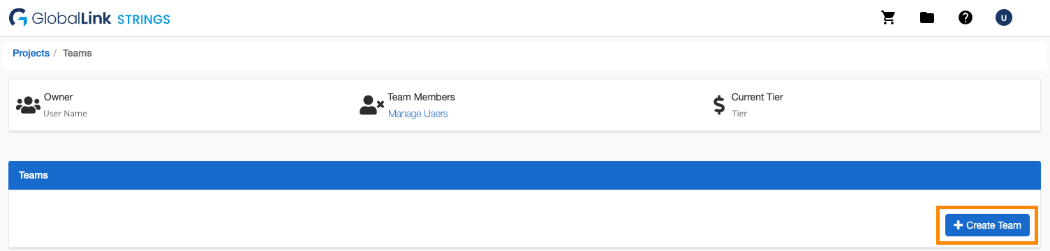 Screenshot - Create Team