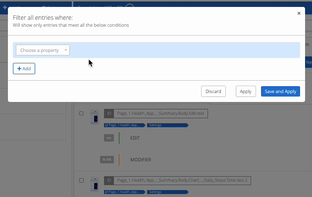 Custom filter creation