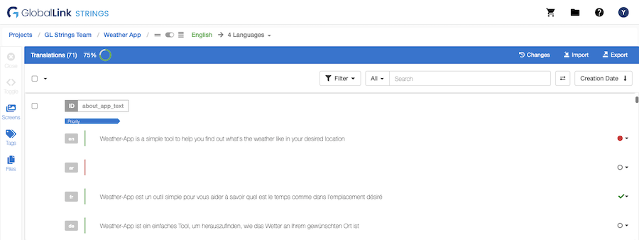 Multilingual View
